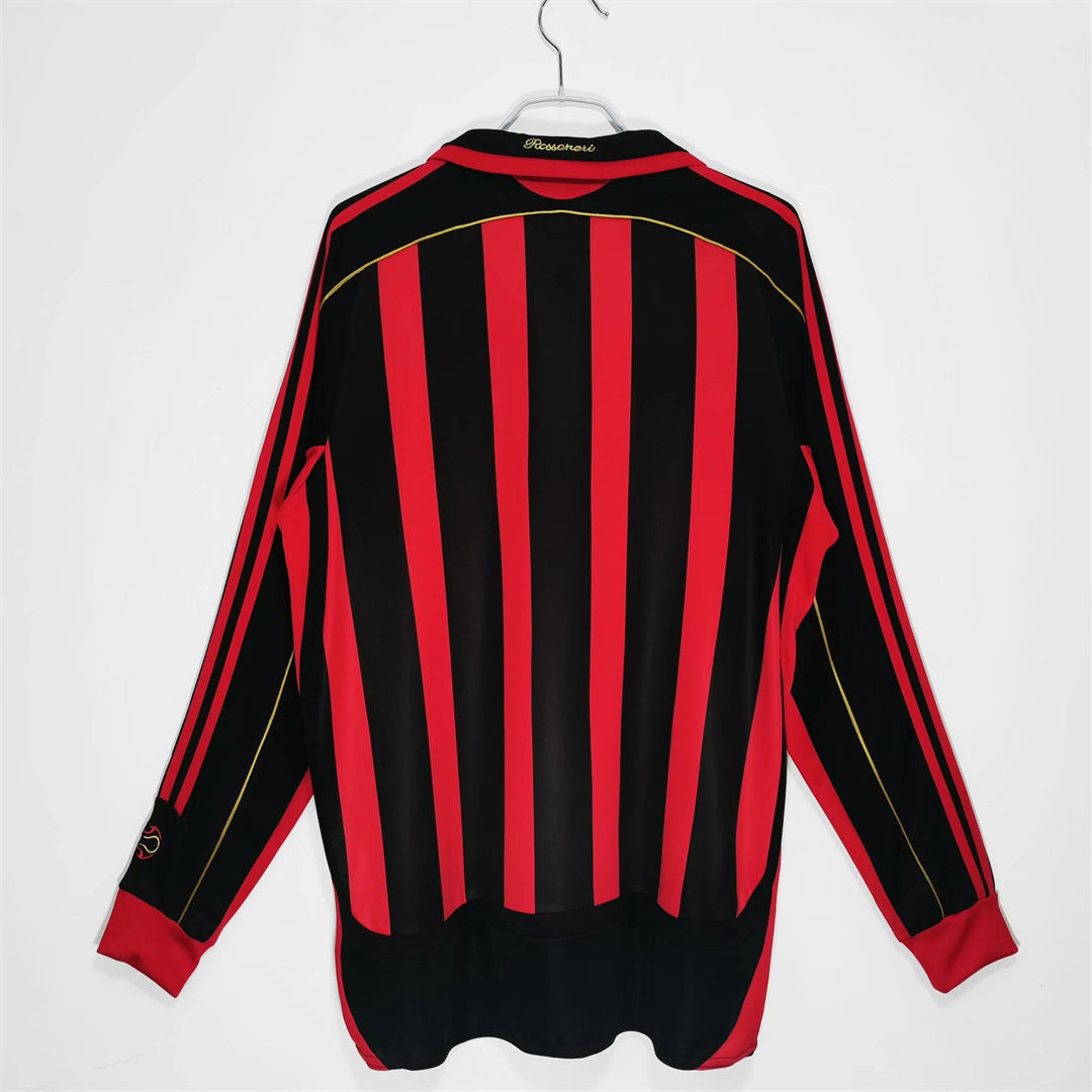 AC Milan - Retro Hjemmetrøye 2006/2007 Longsleeve