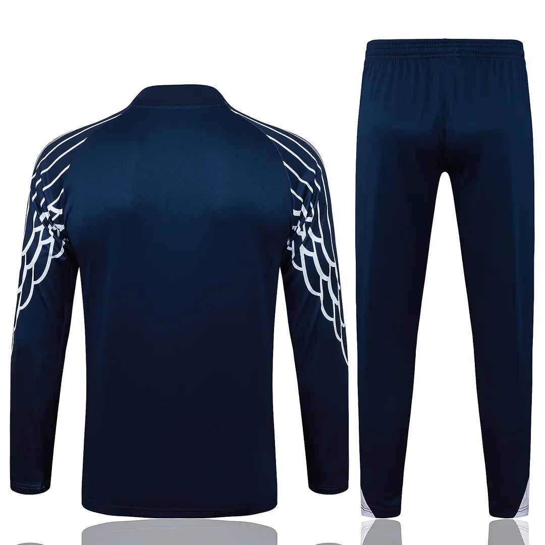 Paris Saint-Germain - 25/26 1/4 Zip Tracksuit Blue