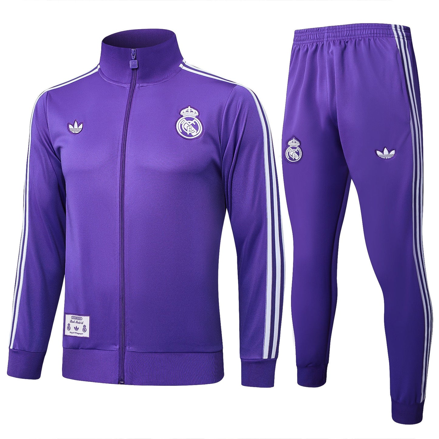 Real Madrid CF - Terrace Icons Tracksuit Purple