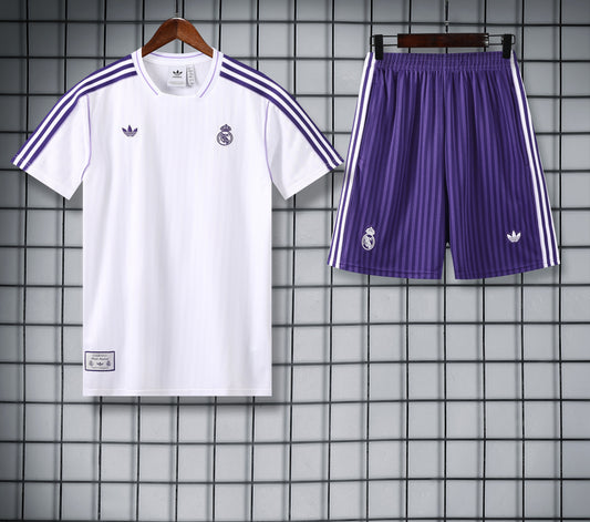 Real Madrid CF - Terrace Icons Treningssett White/Purple