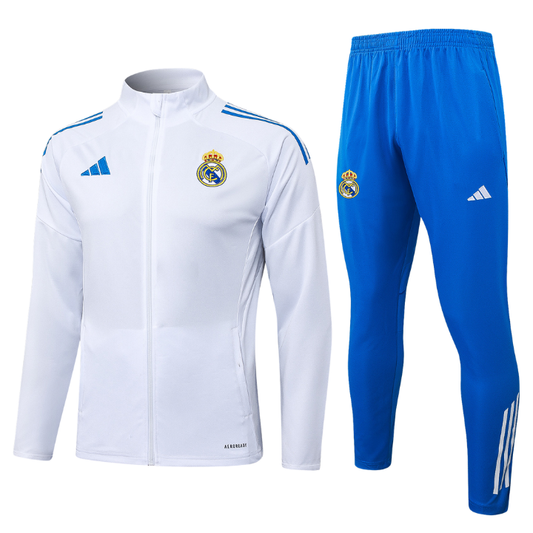 Real Madrid CF - Tracksuit White/Blue