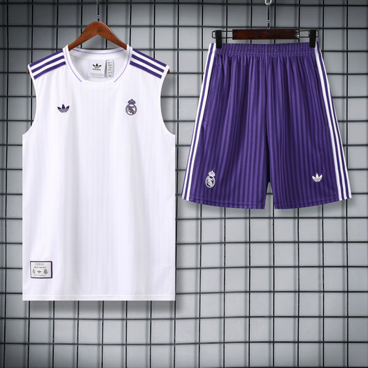 Real Madrid CF - Terrace Icons Tanktop Treningssett White/Purple
