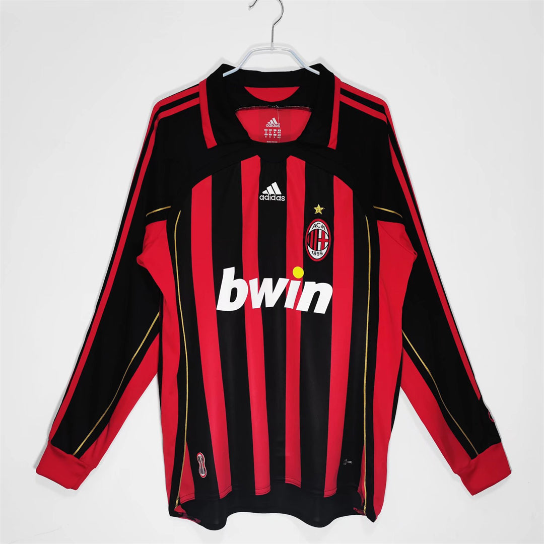 AC Milan - Retro Hjemmetrøye 2006/2007 Longsleeve