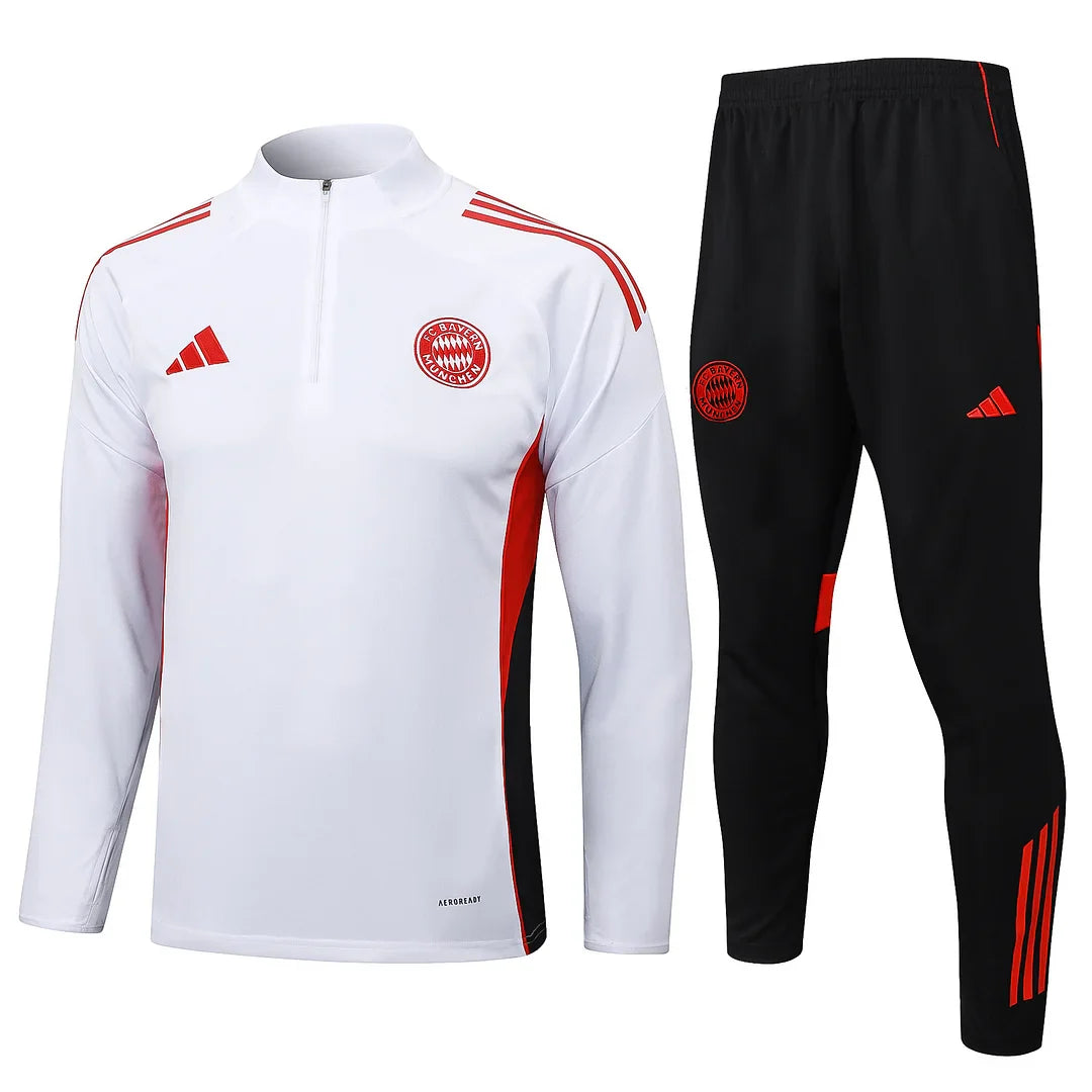 FC Bayern München - Tracksuit White/Black