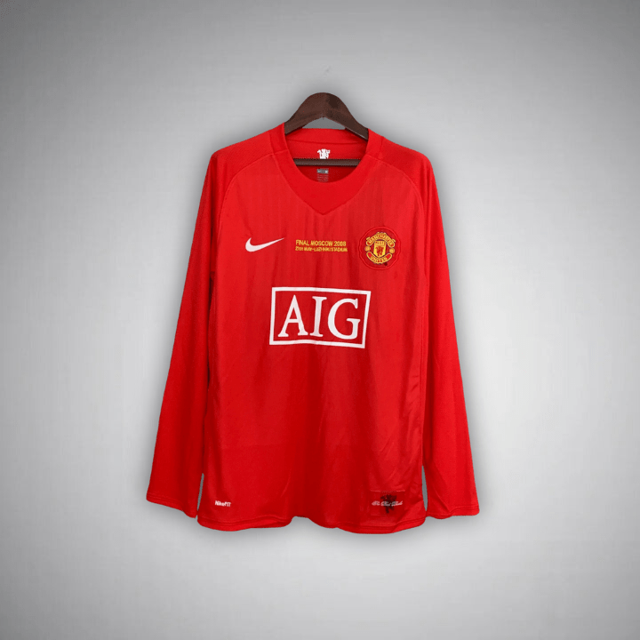 Manchester United FC - Retro Hjemmetrøye 2007/2008 Longsleeve
