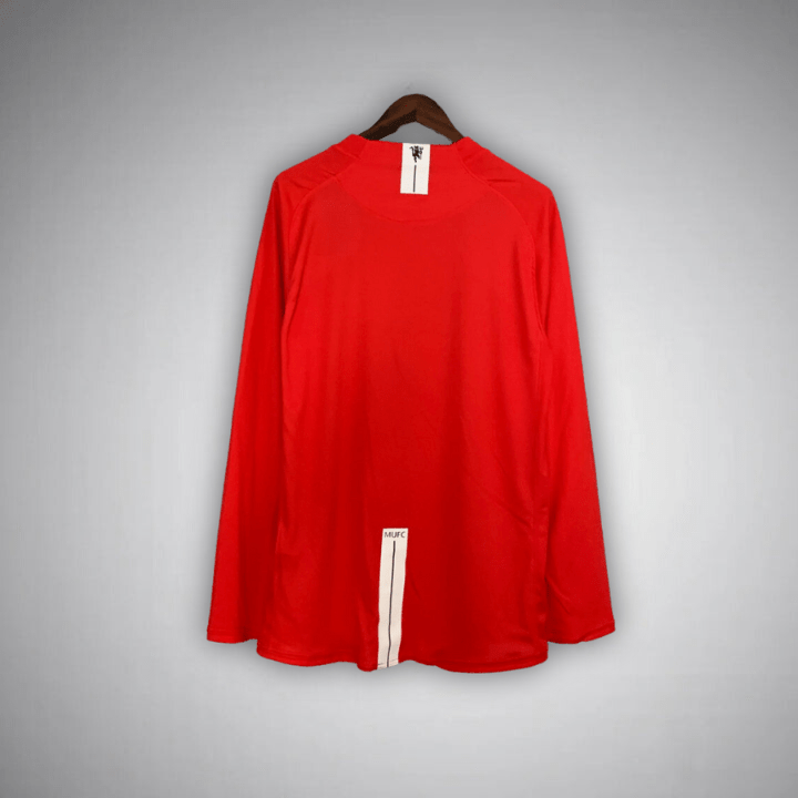Manchester United FC - Retro Hjemmetrøye 2007/2008 Longsleeve