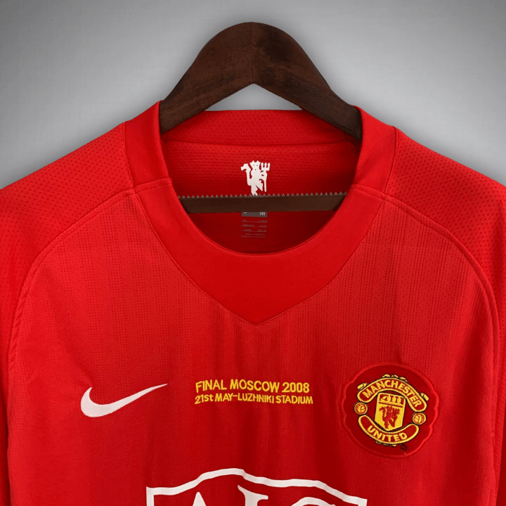 Manchester United FC - Retro Hjemmetrøye 2007/2008 Longsleeve